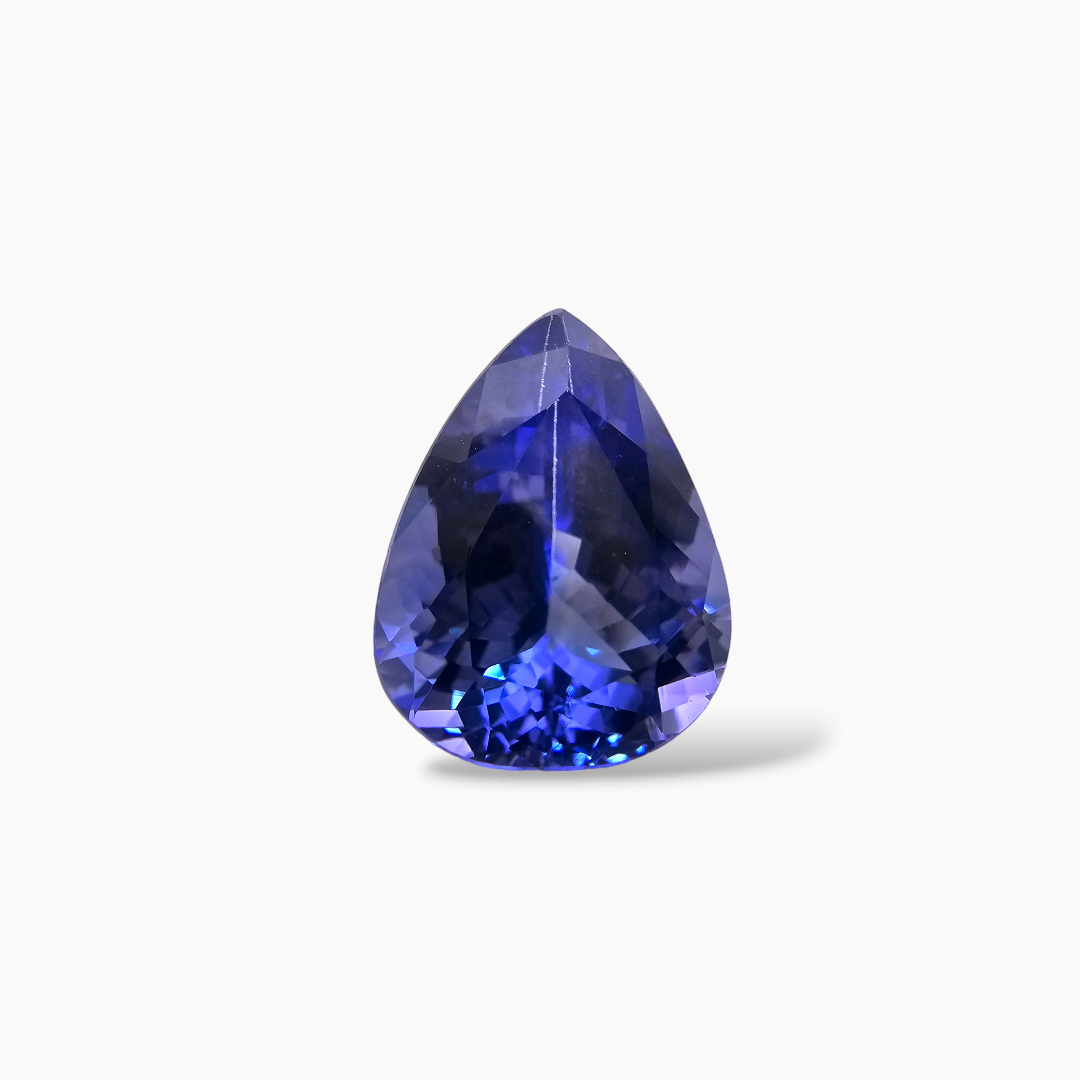 Natural Pear Tanzanite Stone in 8.66 Carats from Tanzania