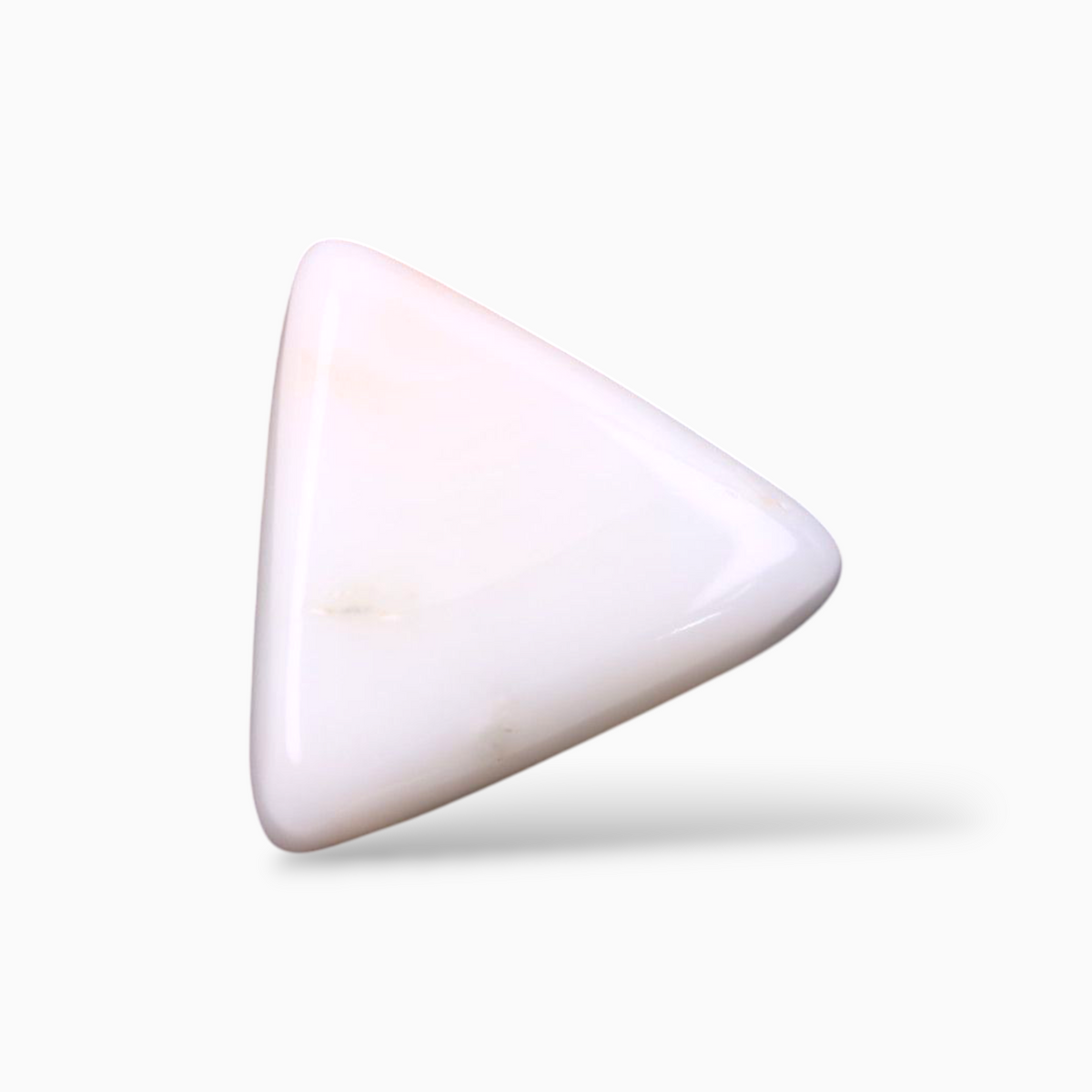 Buy Natural  Pink Moonga Stone For Sale In Triangle Shape 16.29 Carats & Size 15mm
