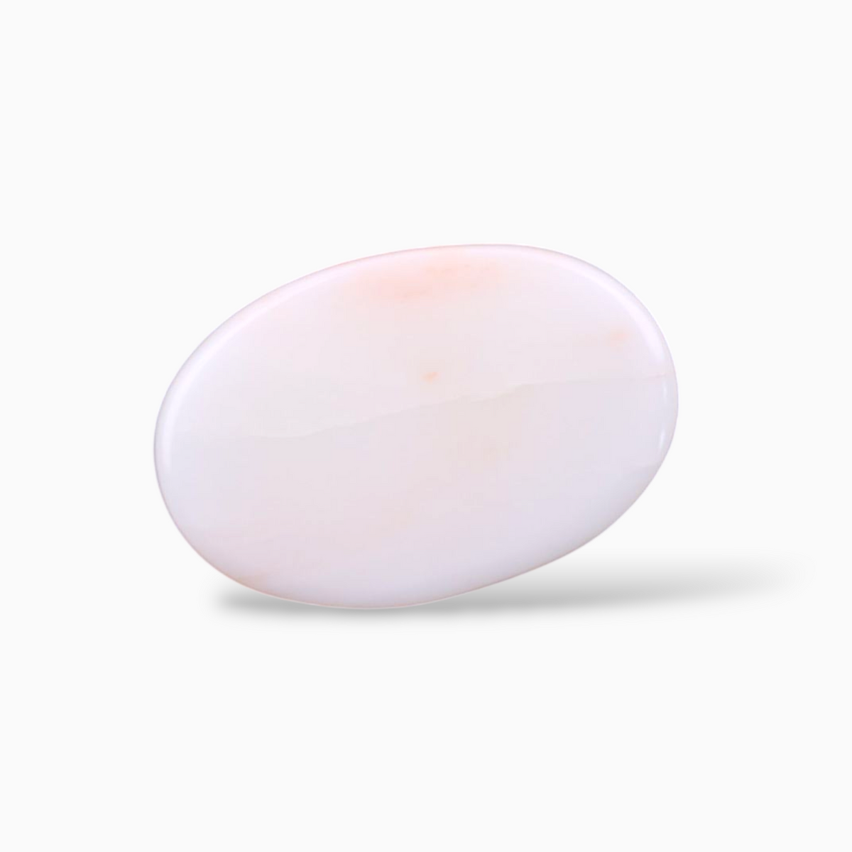 Pink Coral Stone For Sale In Oval Cabochon Shape 21.75 Carats & Size 21x14mm