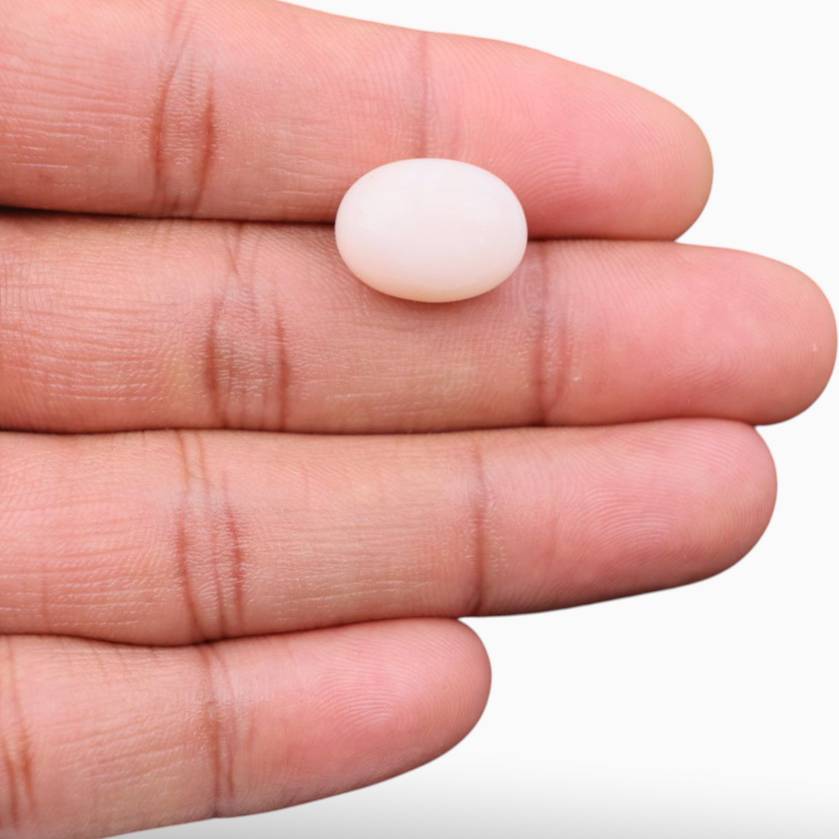Buy Pink Coral Stone For Sale 13.96 Carats In Oval Cabochon Shape 16x12.1mm Size