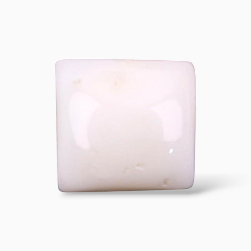 Pink Moonga Gemstone For Sale In Square Cut Shape 11.65 Carats & Size 11.6x11.1mm