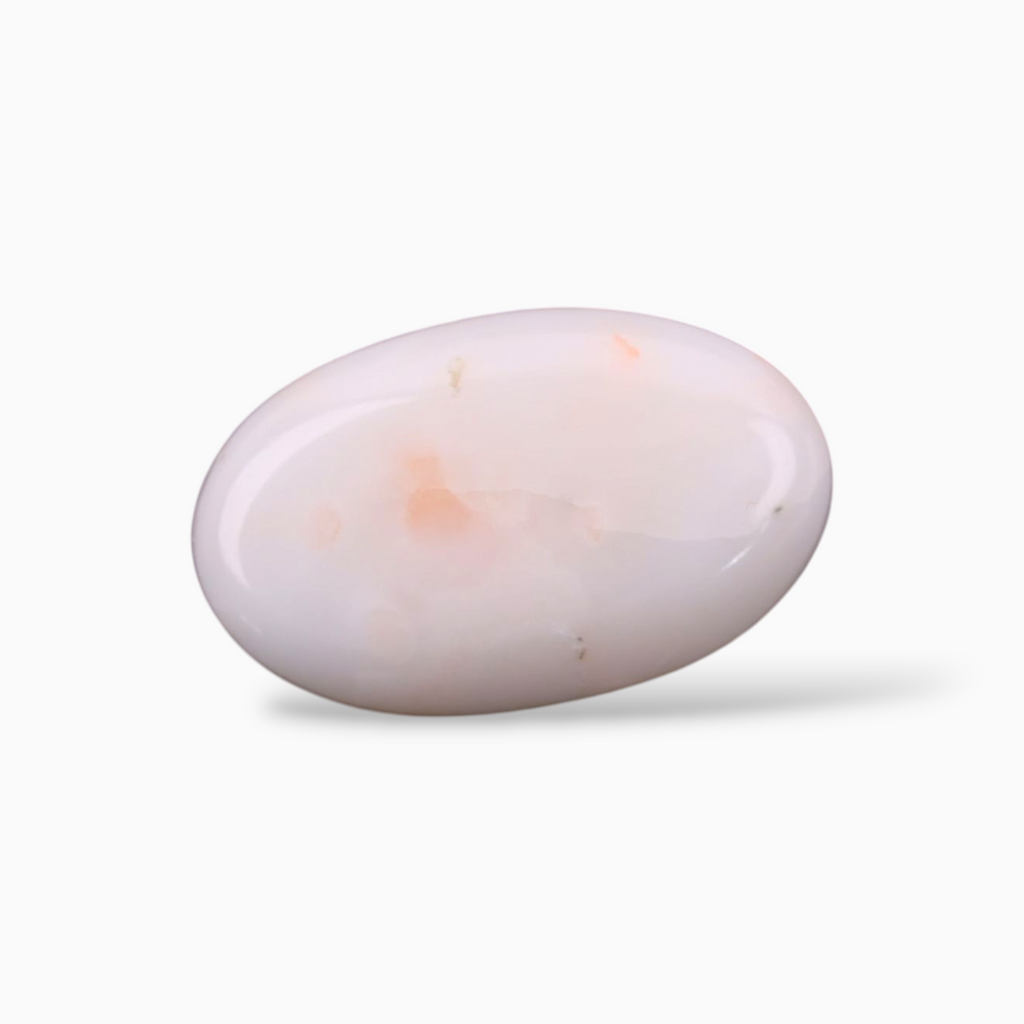 Pink Mooga Stone For Sale In Oval Cabochon Shape 15.96 Carats & Size 19.8x12.2mm Size