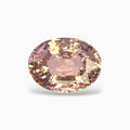 Natural Padparadscha Sapphire Stone Oval 4.06 Carats 10.73 X 8.10 X 5.31 MM
