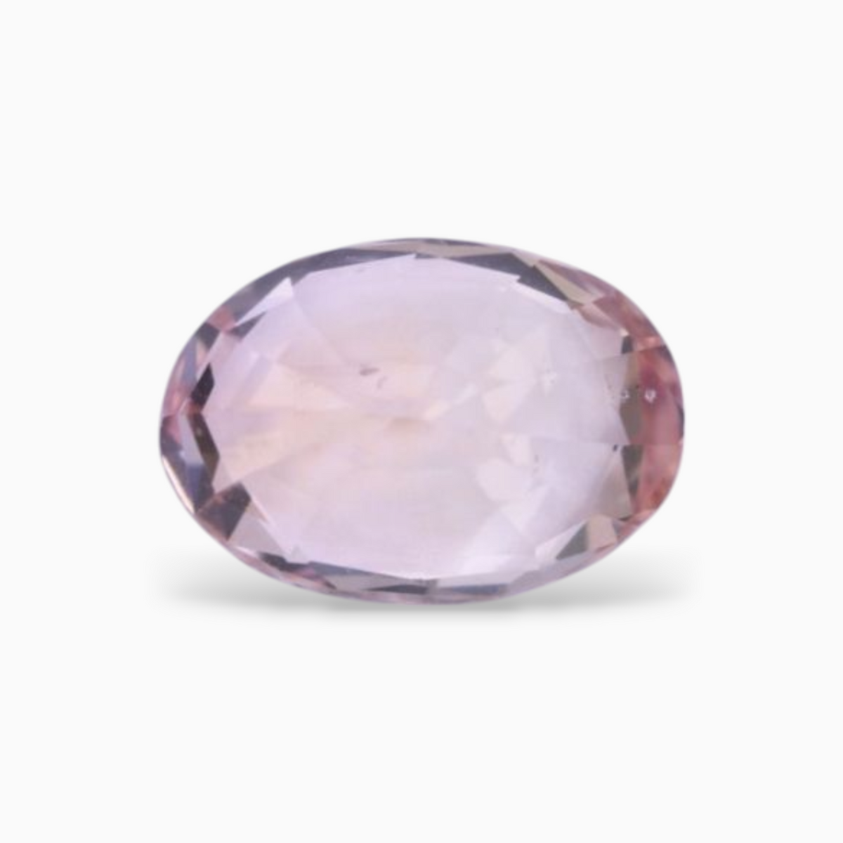 Natural Padparadscha 2.58 Carats Oval Shape 9.04×6.37x4.97mm Size Certified By IDL