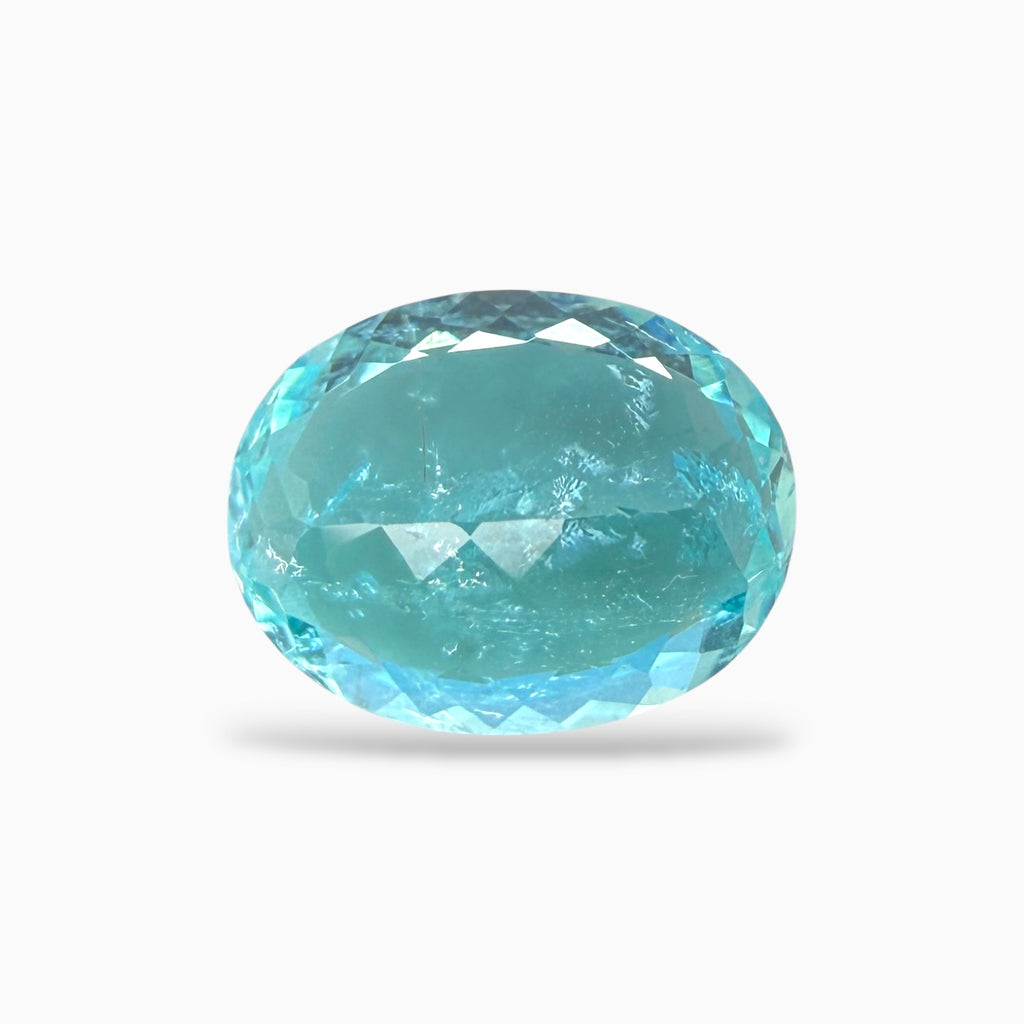 Natural Paraiba Tourmaline Oval 2.60 Carats 10.17 x 7.96 x 4.94 mm From Mozambique Certified From GFCO GEM LAB