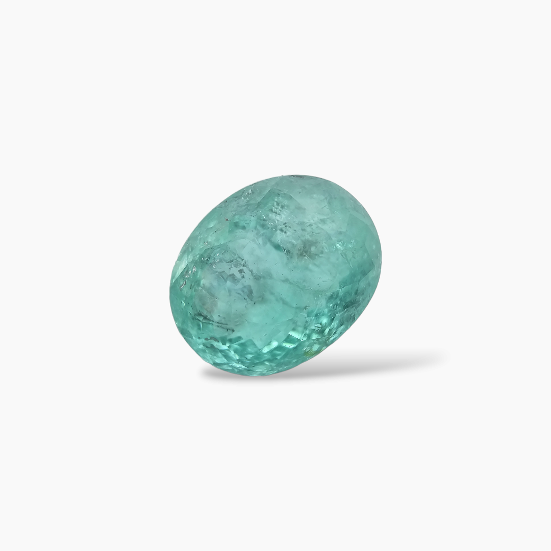 shop Natural Paraiba Tourmaline Stone 6.97 Carats Cushion Cut (11.8x9.58x7.9 mm) 