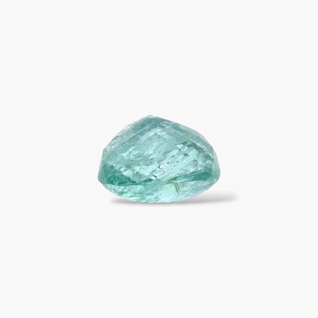 loose Natural Paraiba Tourmaline Stone 6.97 Carats Cushion Cut (11.8x9.58x7.9 mm)