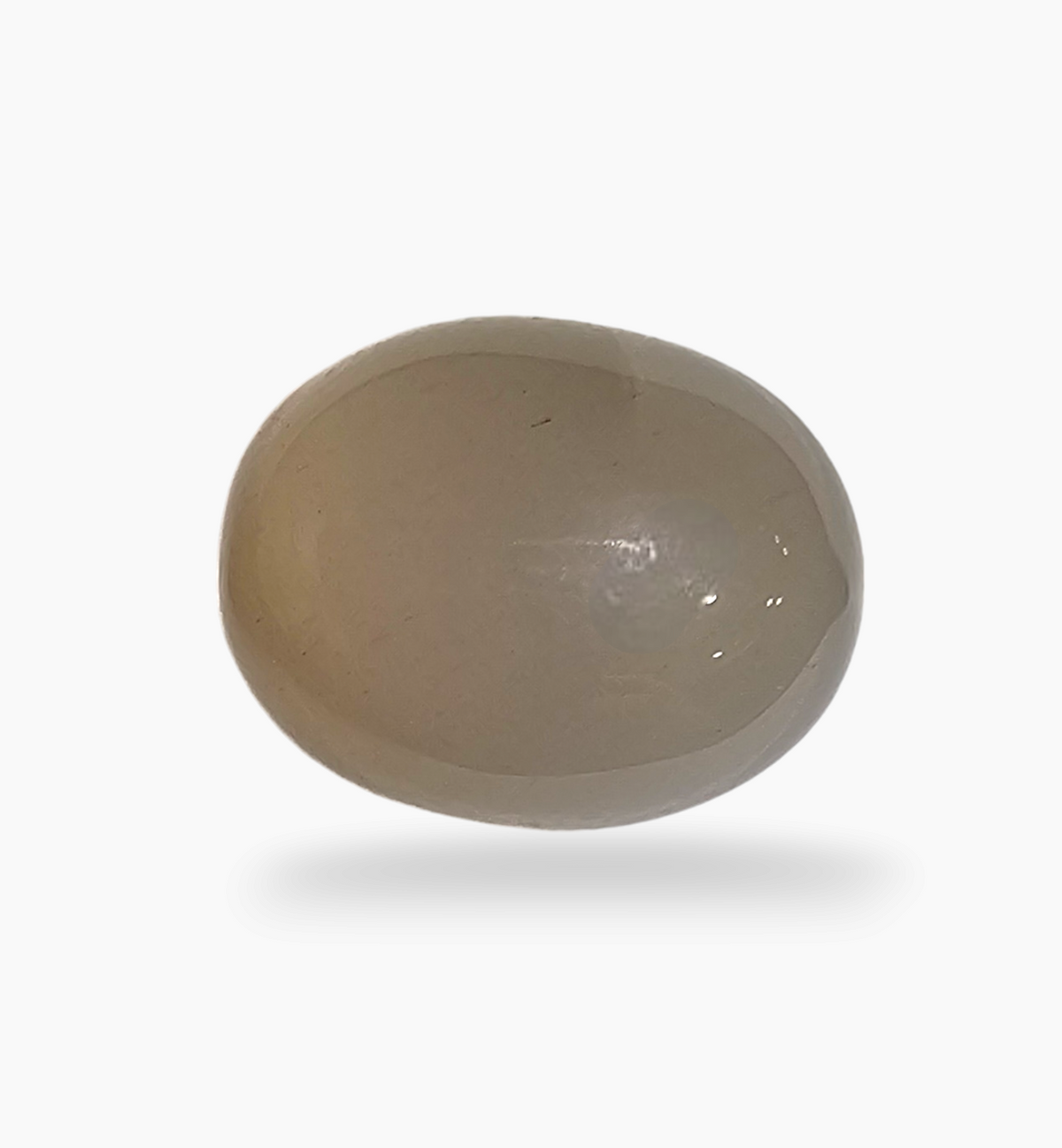 Natural Peach Moonstone Gemstone 5.23  Carats Oval Cabochon Shape  12.7x10mm