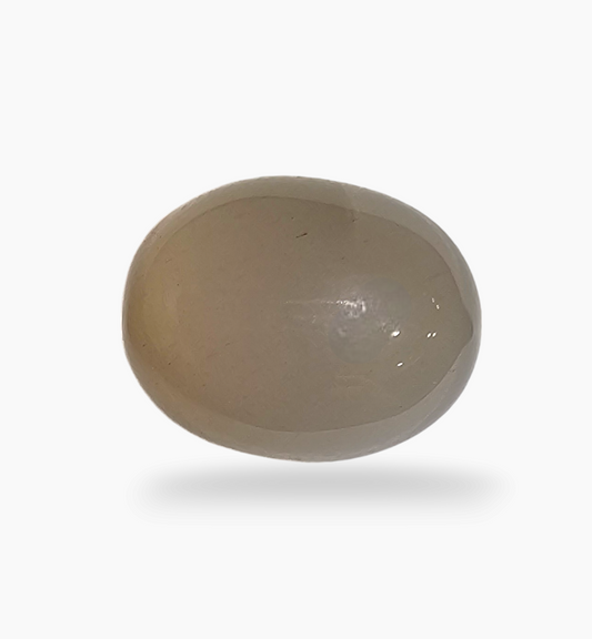 Natural Peach Moonstone Gemstone 5.23  Carats Oval Cabochon Shape  12.7x10mm