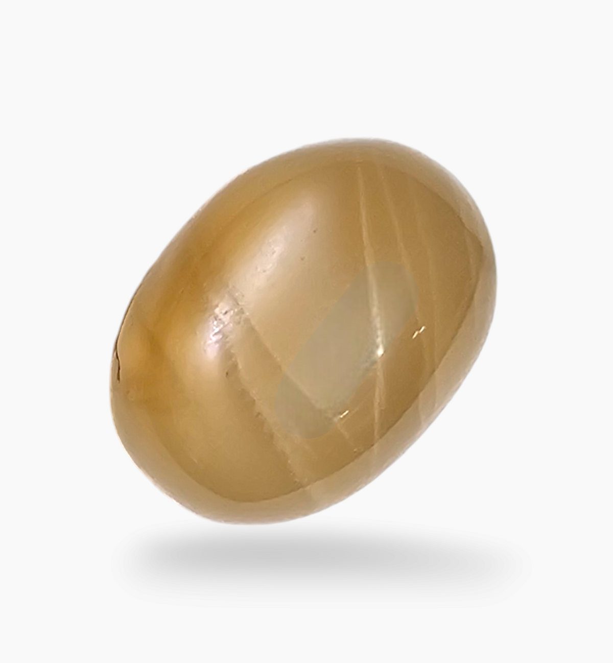 Natural Peach Moonstone Gemstone 7.72 Carats Oval Cabochon Shape ( 13.5x10mm)