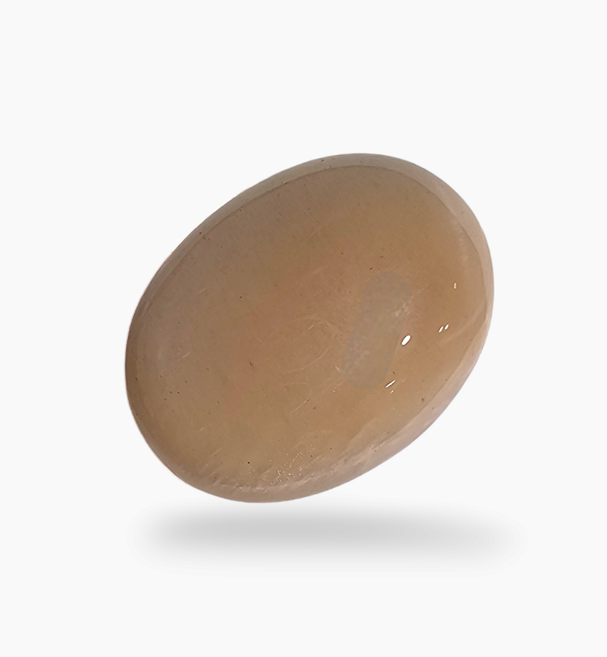 Natural Peach Moonstone Gemstone 8.41 Carats Oval Cabochon Shape 17x13mm