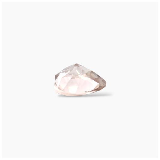 shop Natural Pink Morganite Stone 1.36 Carats Heart Cut (8 mm)]