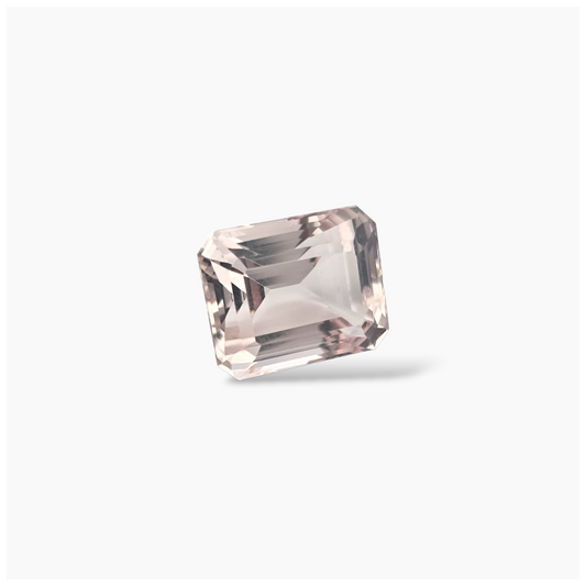 shop Natural Pink Morganite Stone 14.44 Carats Emerald Cut (15.5X12.5 mm)