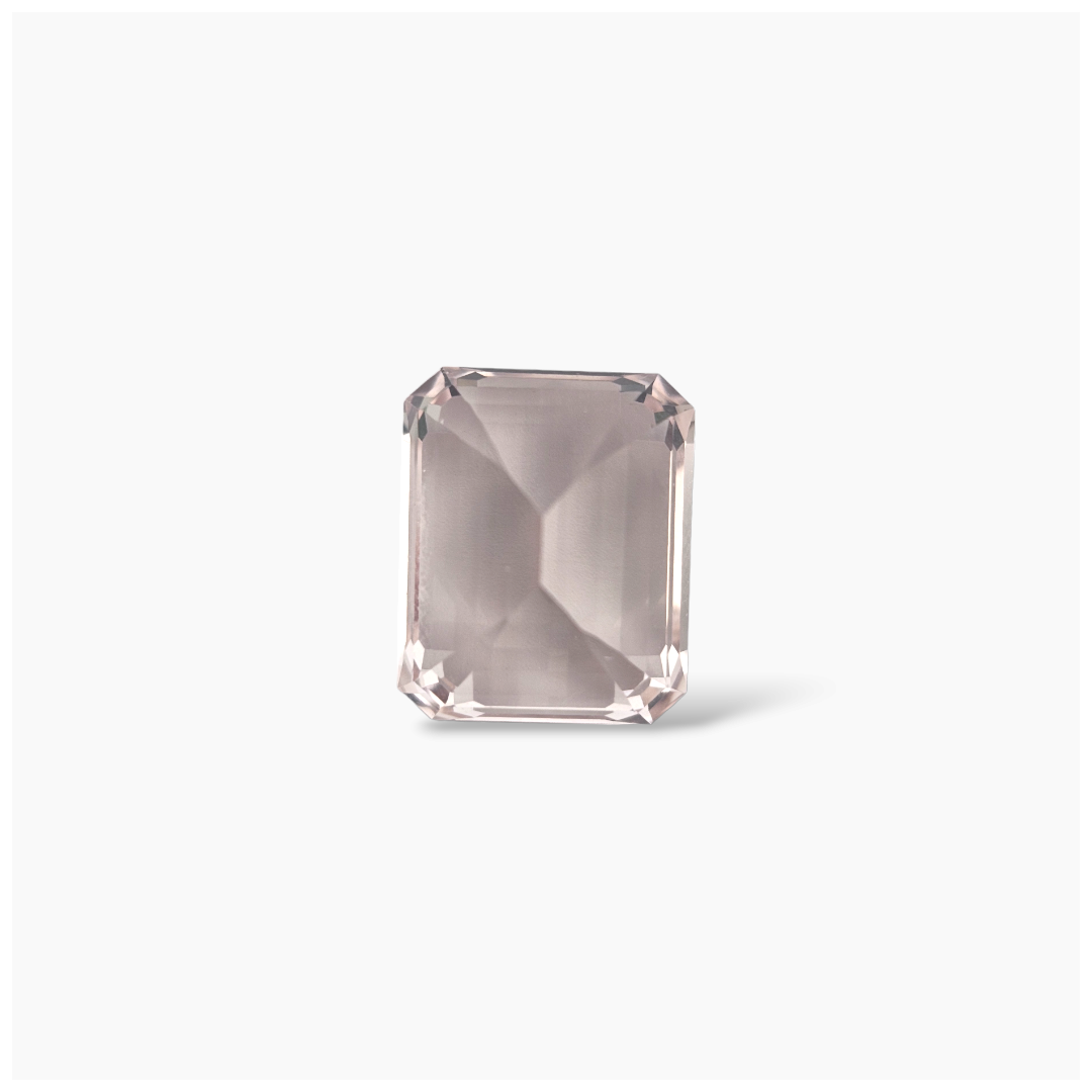 online Natural Pink Morganite Stone 14.44 Carats Emerald Cut (15.5X12.5 mm)