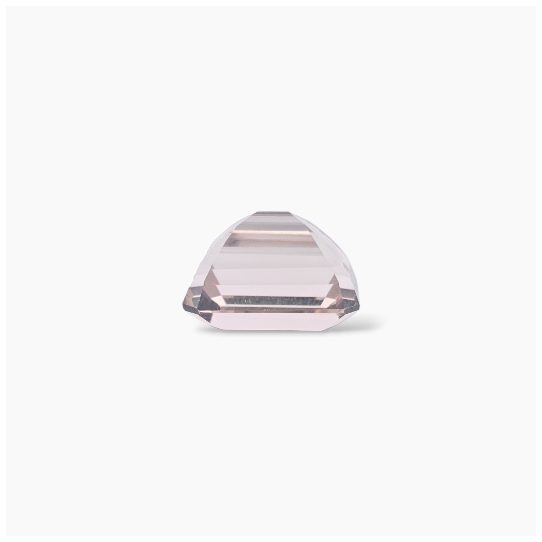 loose Natural Pink Morganite Stone 14.44 Carats Emerald Cut (15.5X12.5 mm)