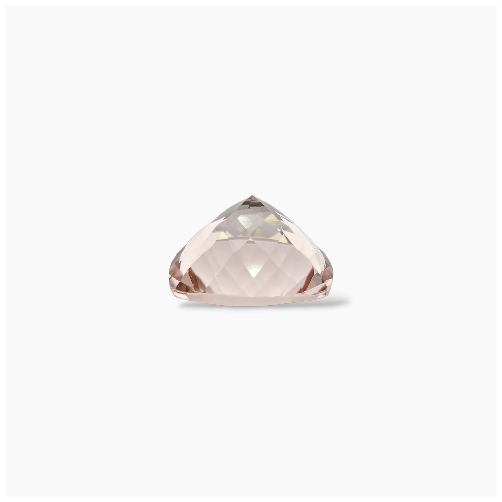 online Natural Peach Morganite Stone 5.26 Carats Cushion Cut (12 mm)