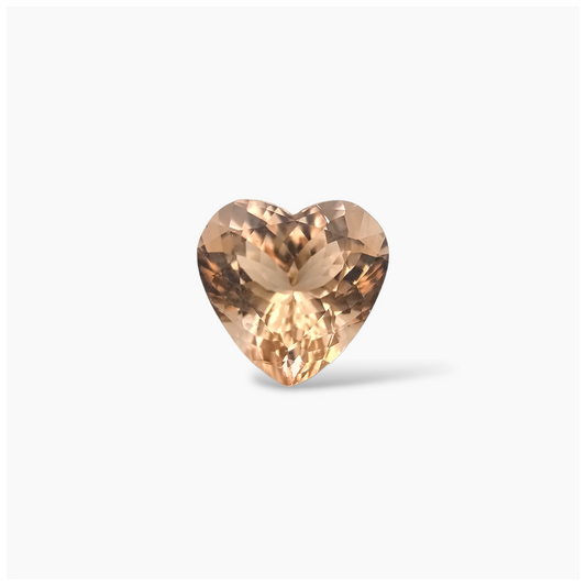 buy Natural Peach Morganite Stone 5.66 Carats Heart Cut (12x11.5 mm)