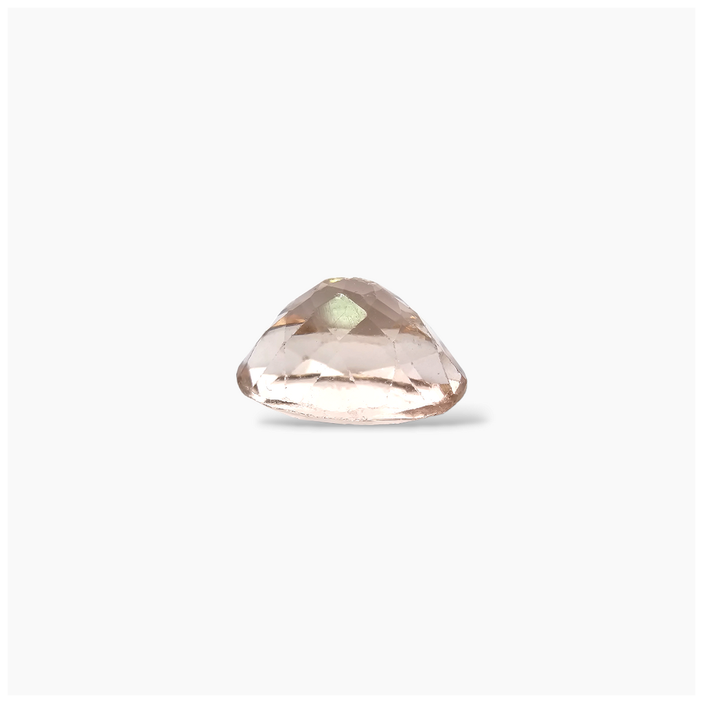 online Natural Peach Morganite Stone 7.51 Carats Oval Cut (14x11 mm)
