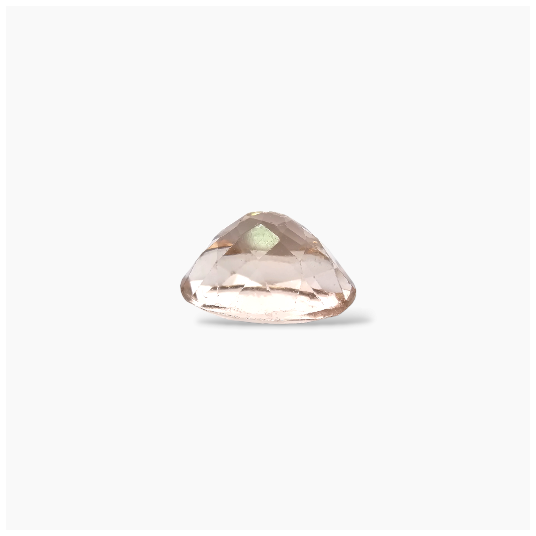 online Natural Peach Morganite Stone 7.51 Carats Oval Cut (14x11 mm)