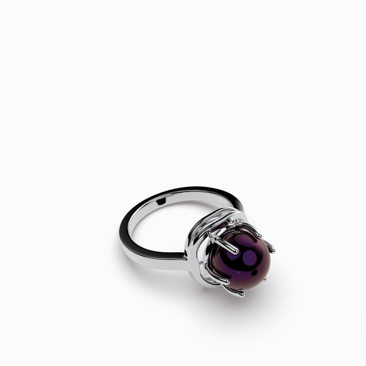 Natural Tahitian Pearl Ring - Daisy