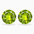 Natural Peridor Round Stone 1.58 Carats 5.8 mm