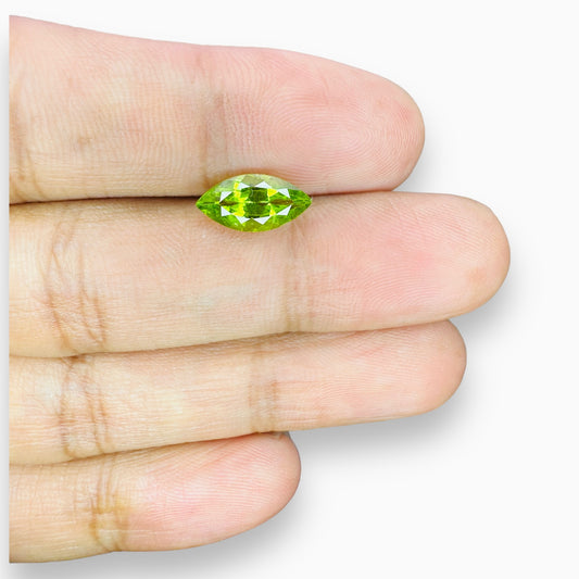 Natural Peridot Marquise 1.92 Carats, 12x6 mm Buy Online