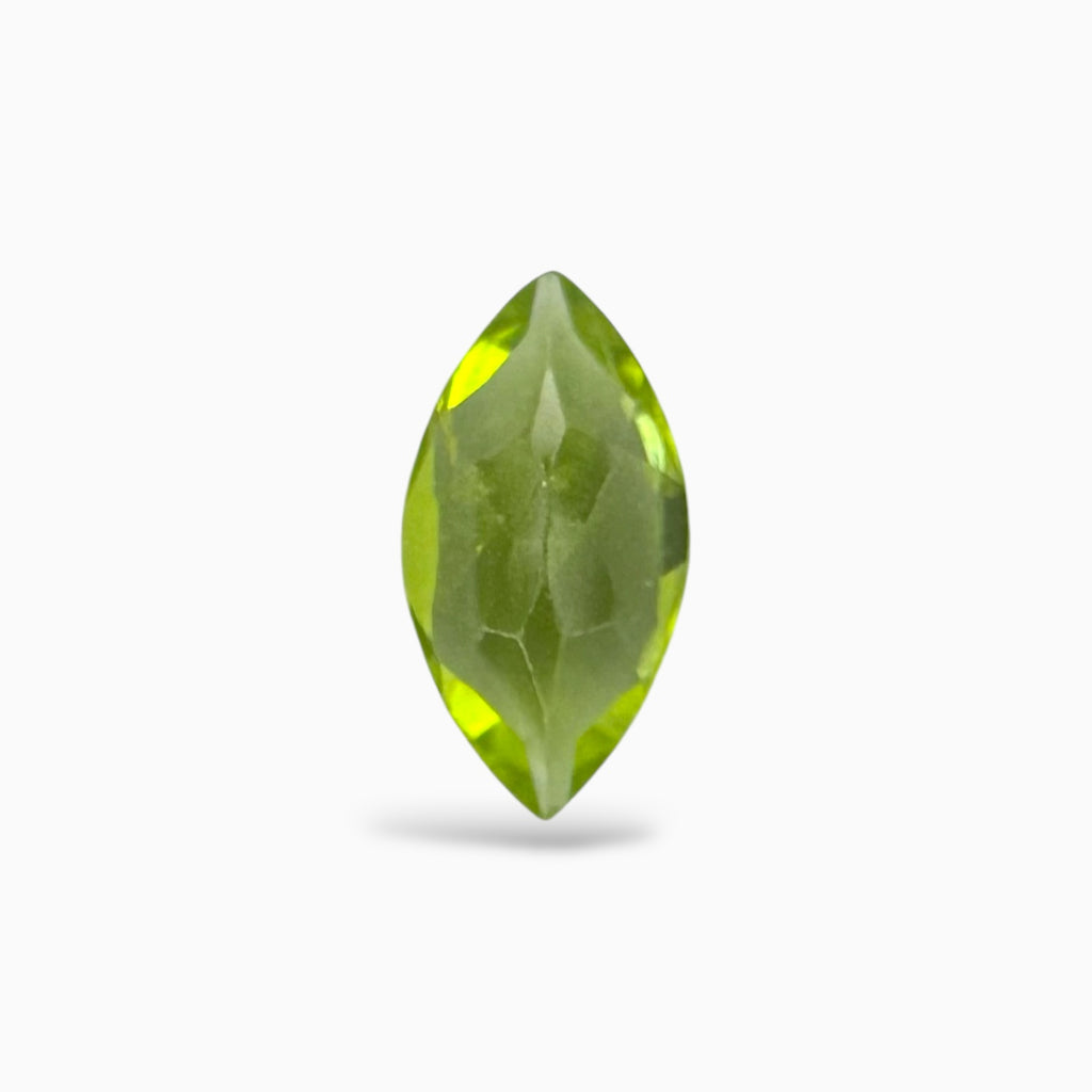 Natural Peridot Marquise Stone 0.92 Carats 9.6 X 5.1 mm