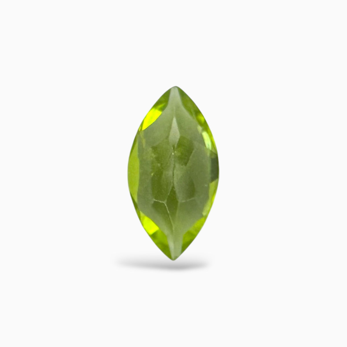 Natural Peridot Marquise Stone 0.92 Carats 9.6 X 5.1 mm