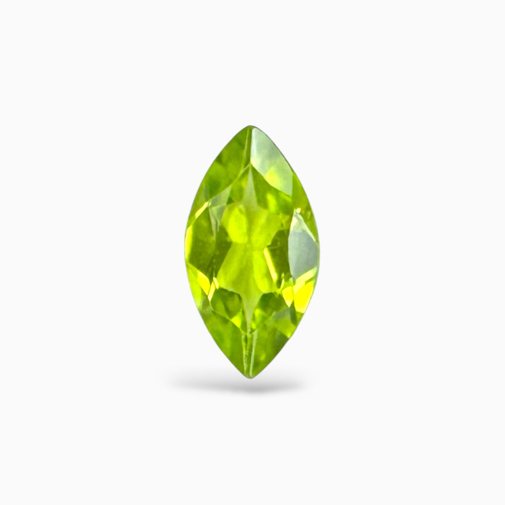 Natural Peridot Marquise Stone 0.92 Carats 9.6 X 5.1 mm
