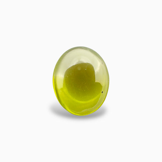 Natural Peridot Oval Cabochon Cut 1.12 Carats, 6x8 mm Buy Online