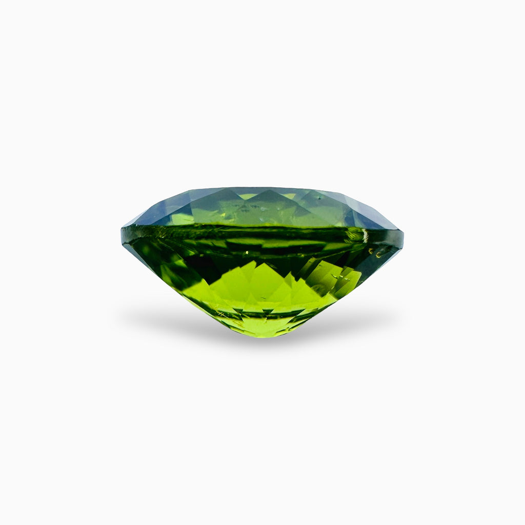 Natural Peridot Oval Cut 4.72 Carats, 10x12 mm Buy Online