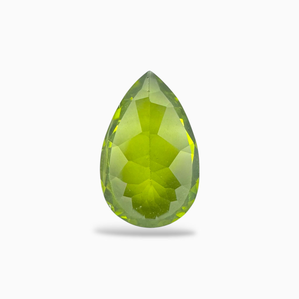 Natural Peridot Pear Stone 4.78 Carats 14 X 9 mm