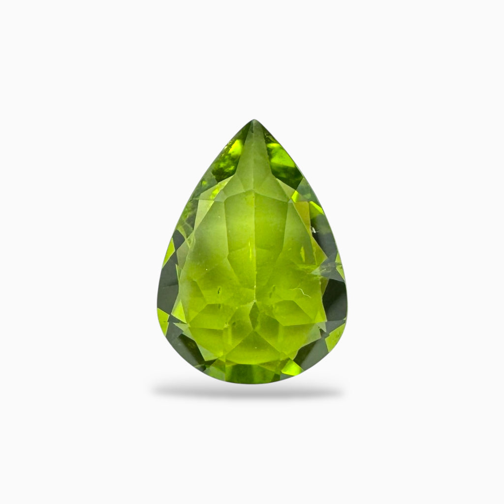 Natural Peridot Pear Stone 5.30 Carats 14 X 10 mm