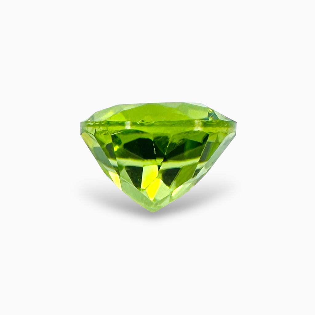 Natural Peridot Round Cut 2.97 Carats, 9 mm Buy Online