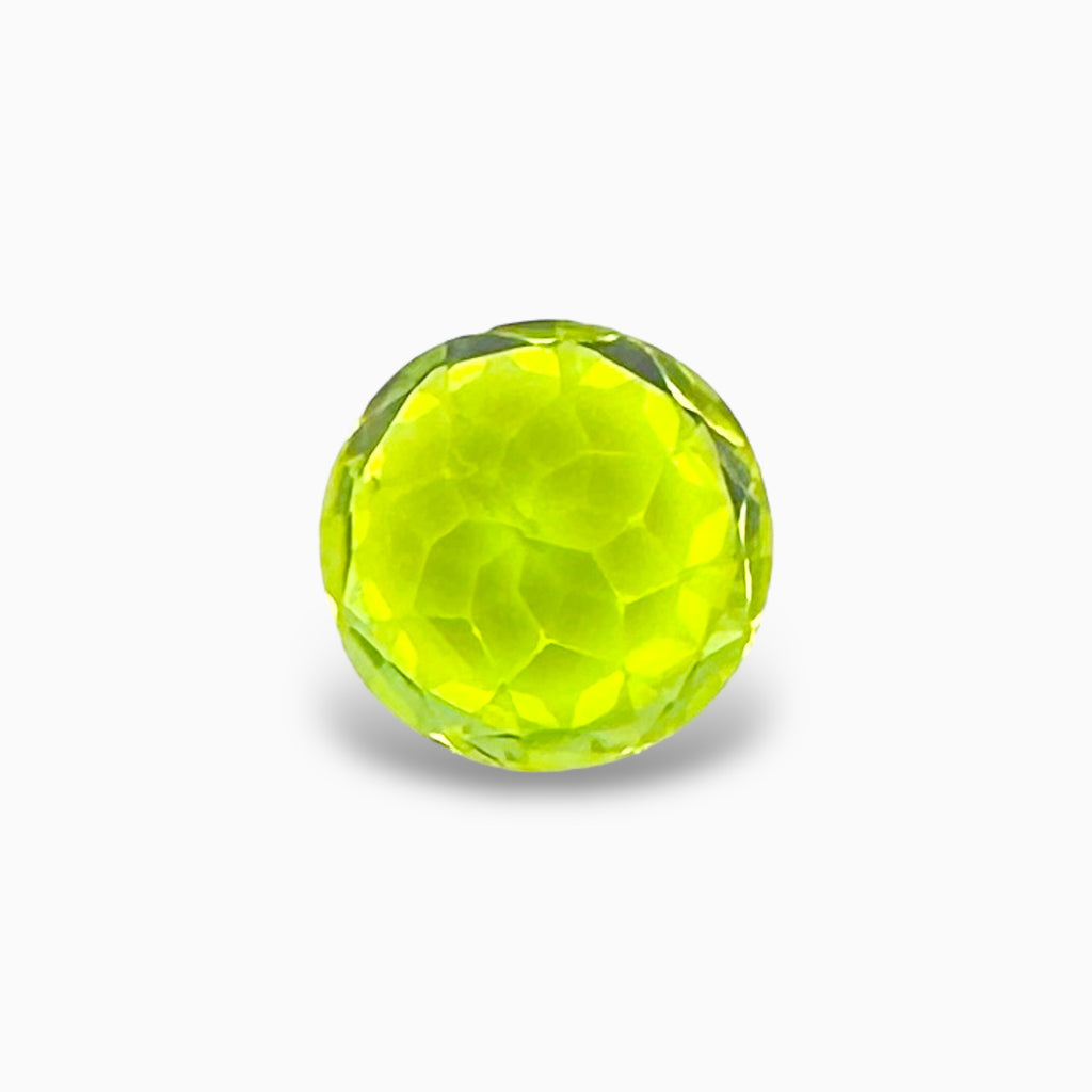 Natural Peridot Round Cut 2.97 Carats, 9 mm Buy Online