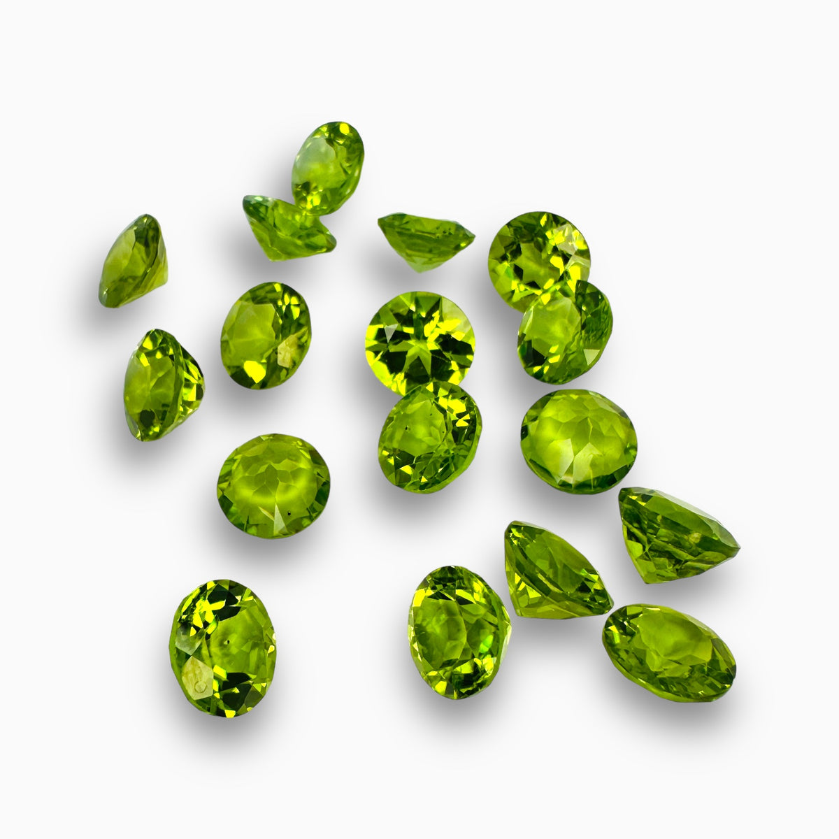 Wholesale Natural Peridot Round Cut 9 mm size Lot For Sale