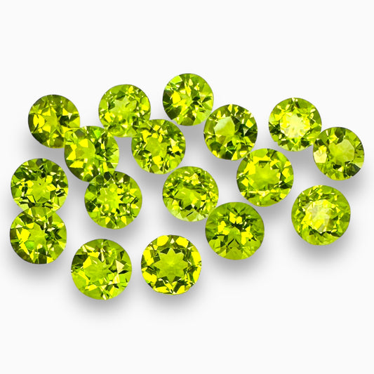 Natural Peridot Round Cut 9 mm size Lot For Sale ,Buy Online