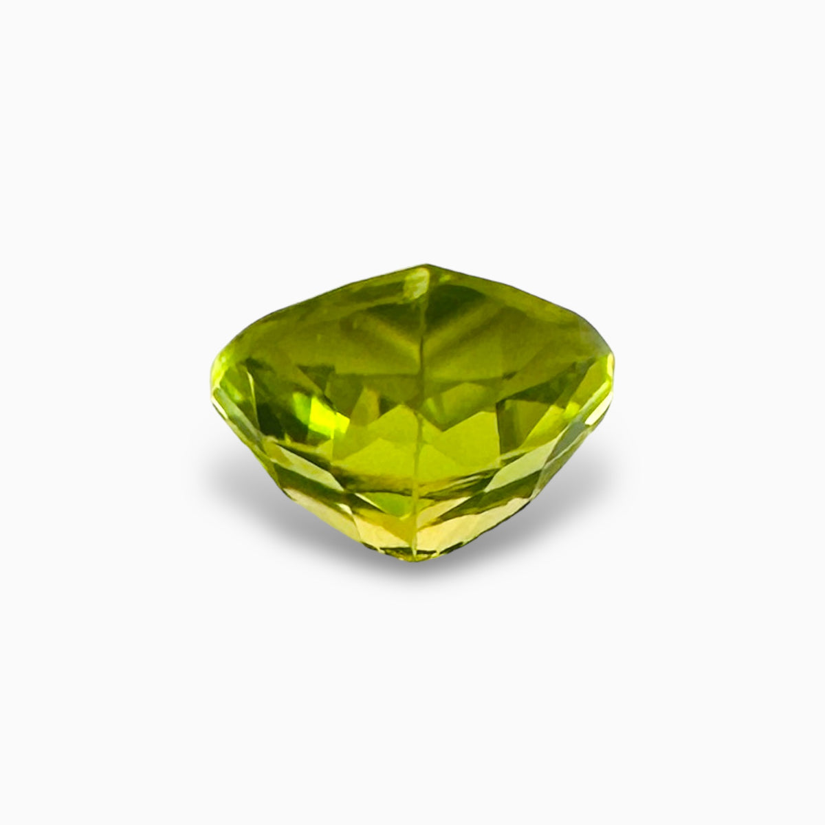 Natural Peridot Trilliant Cut 0.88 Carats, 6 mm Buy Online