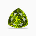 Natural Peridot Trilliant Shape Stone 4.11 Carats 10.2 X 10.2 mm