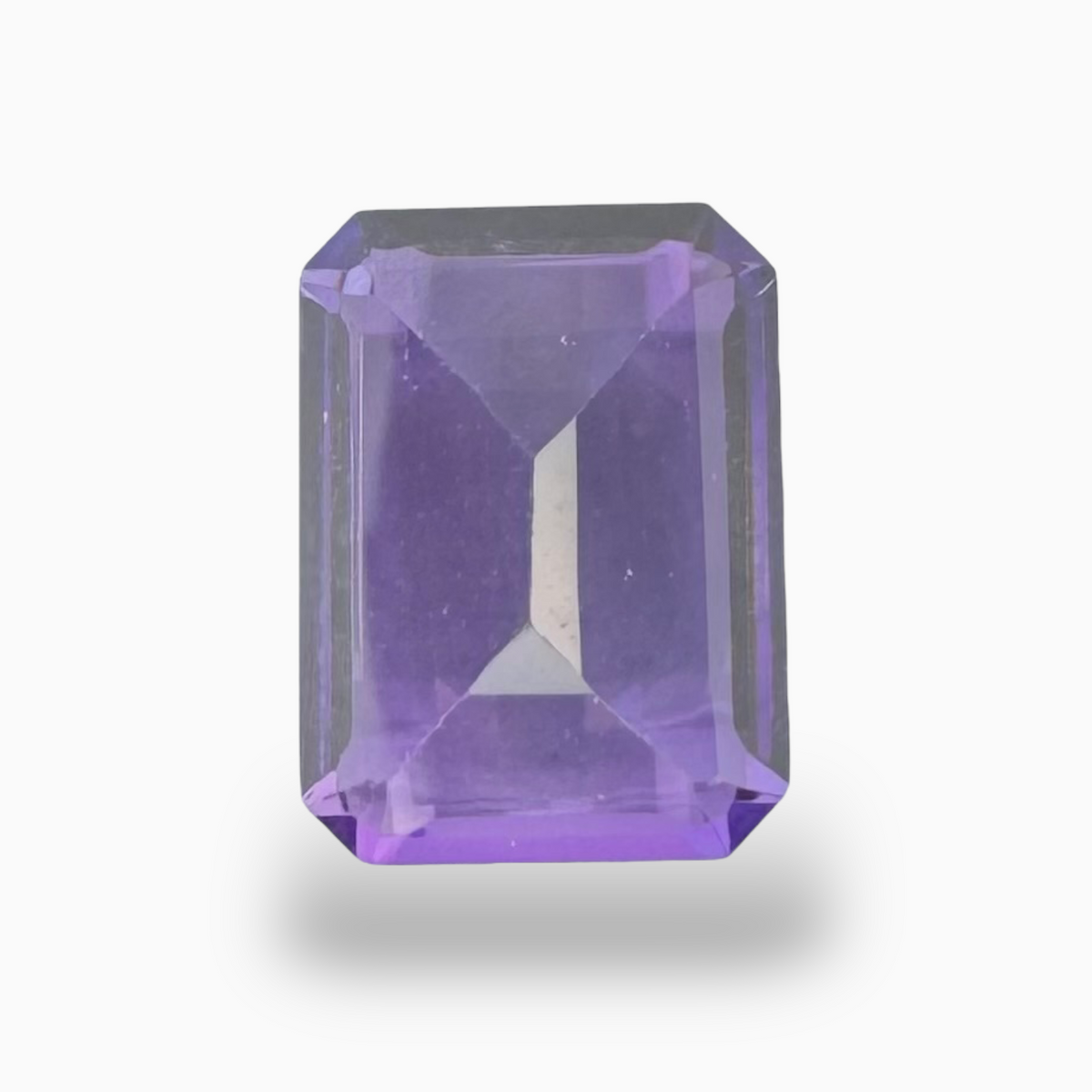 Natural Pink Amethyst Stone 1.5 Carats 8x6 mm Emerald Cut