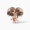 buy Natural Peach Morganite Stone 1.00  Carats Heart Cut (7 mm)