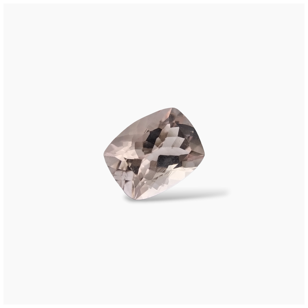 loose Natural Pink Morganite Stone 2.13 Carats Cushion Cut (9x7 mm)
