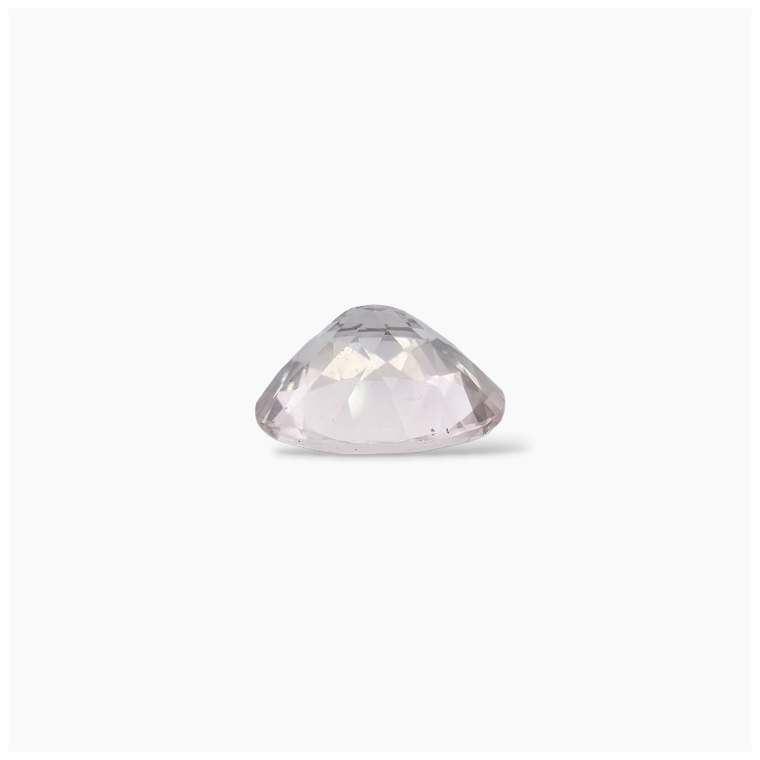 shop Natural Pink Morganite Stone 3.88 Carats Oval Cut (12x10 mm) ]