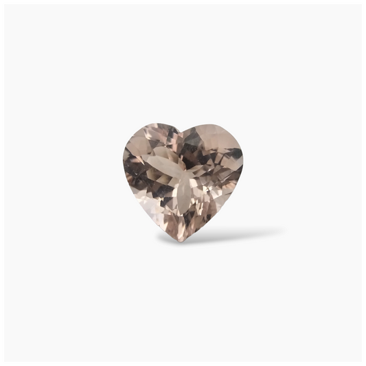 buy Natural Pink Morganite Stone 6.4 Heart Pear Cut (12.5 mm)]
