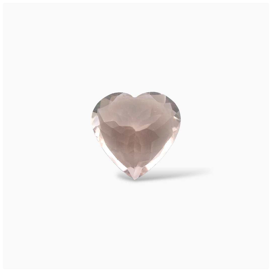 Natural Pink Morganite Stone 6.4 Heart Pear Cut (12.5 mm)