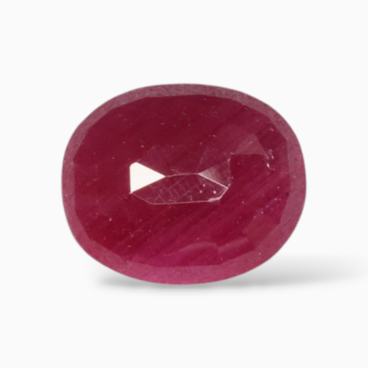 Natural Pink Ruby Gemstone In Oval Shape 8.93 Carats 13.7x11.3mm Size