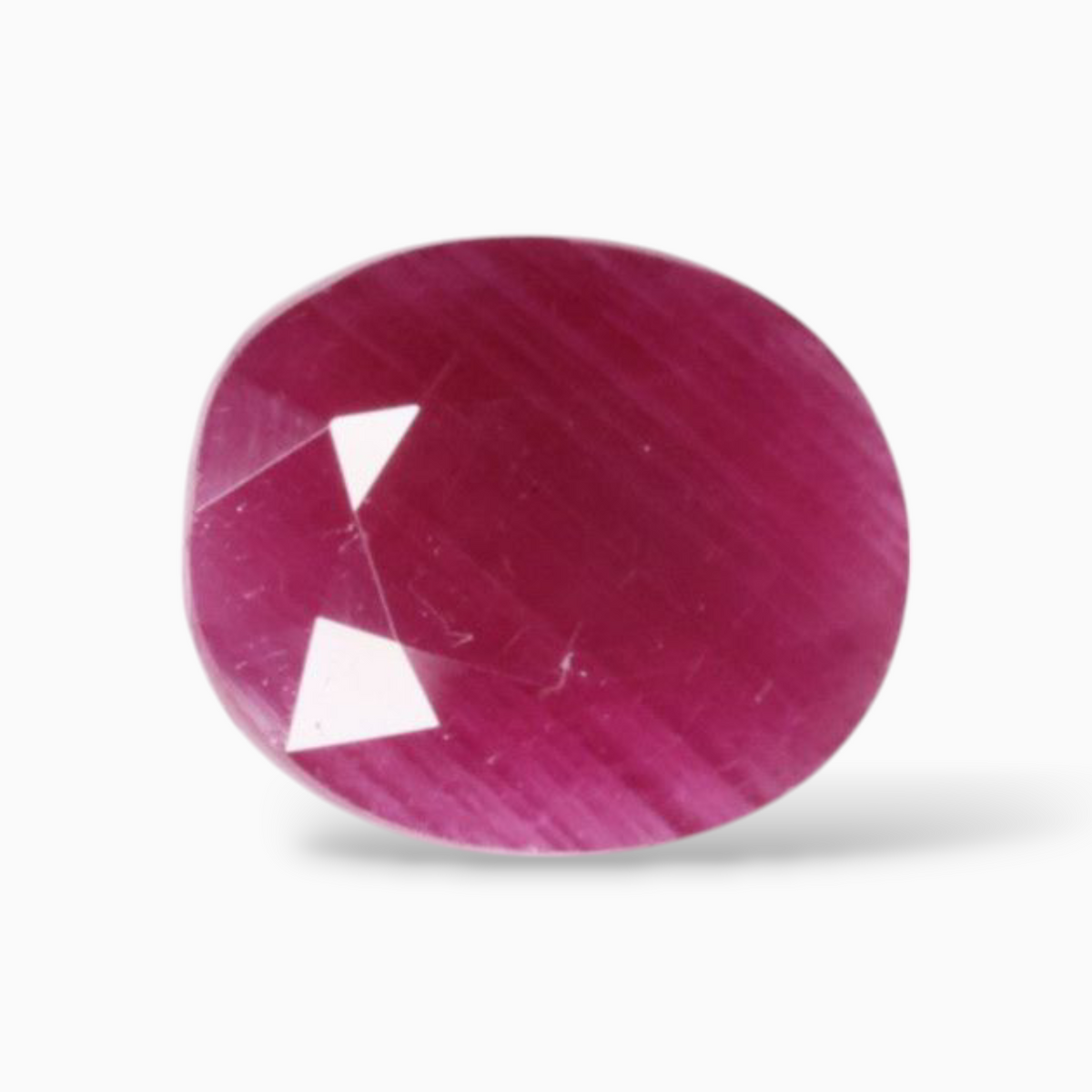 Natural Pink Ruby Gemstone In Oval Shape 8.93 Carats 13.7x11.3mm Size