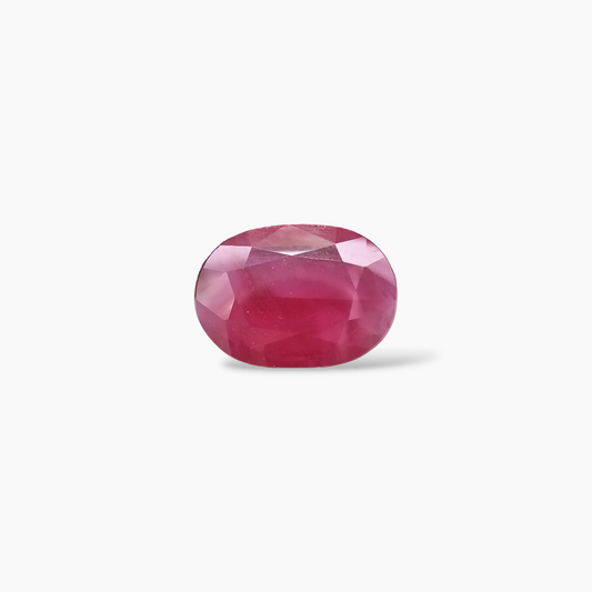 Natural Pink Ruby Stone in 3.40 Carats with Oval Shape From Mozambique