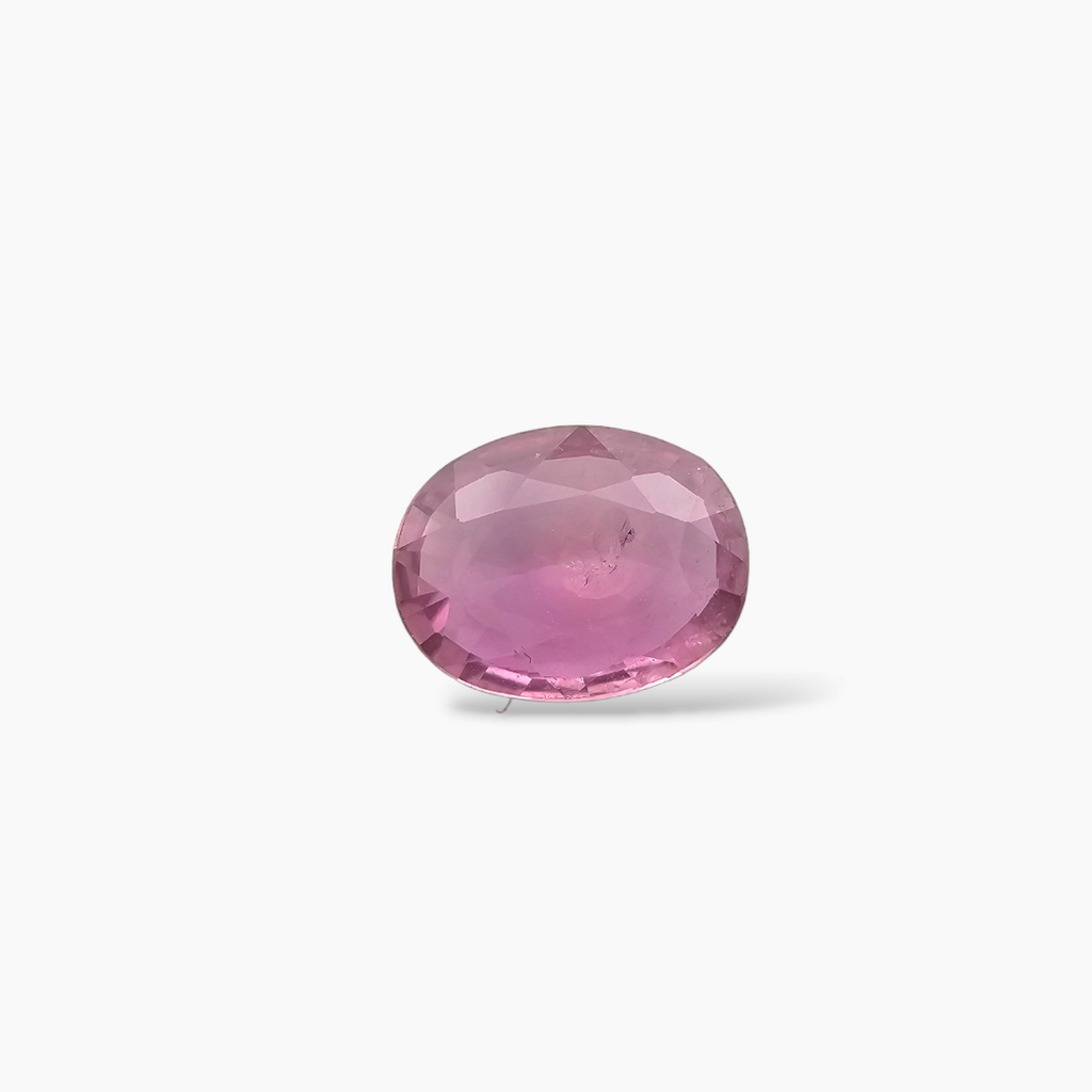 Natural Pink Sapphire Gemstone 1.18 Carats Oval Cut Shape