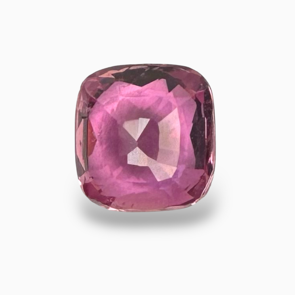 Natural Pink Sapphire Stone 2 Carats Cushion Cut Shape